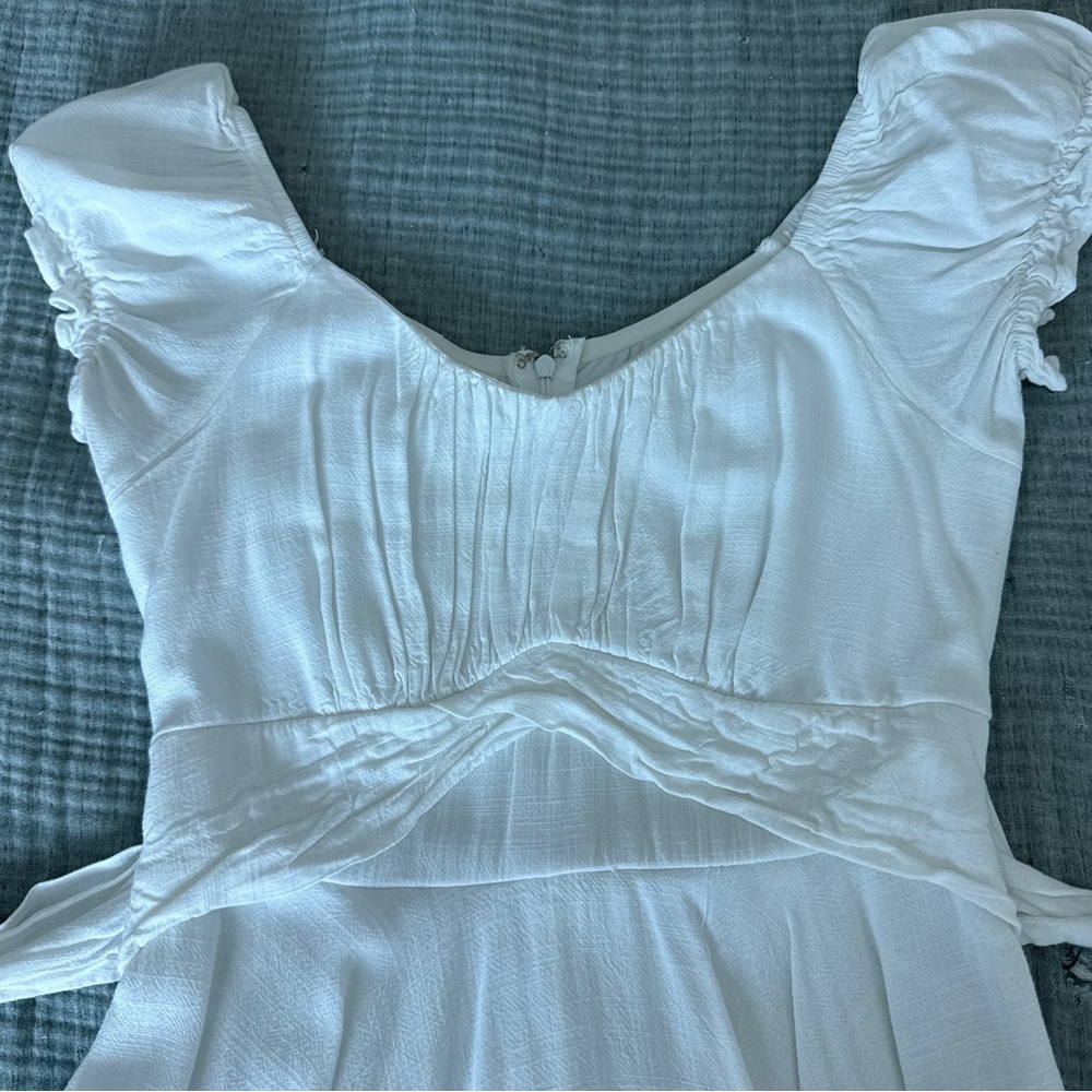 Altar'd State White Ruffle Romper - Picture 5 of 12